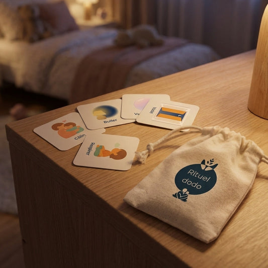Routine dodo enfant avec cartes visuelles Soriade